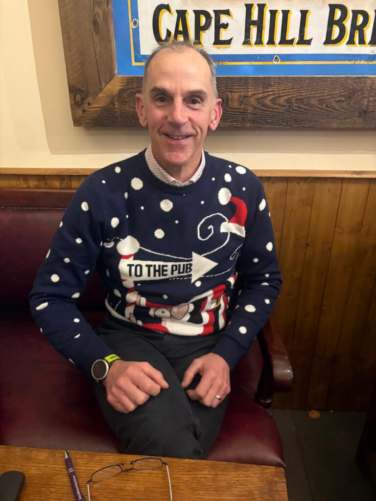 The winner of the Bury St Edmunds Christmas jumper competition.
