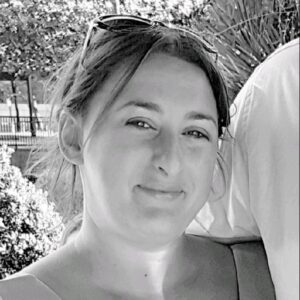 Cropped image of Megan Sim, ambassador of the Milton Keynes networking event, and also the boss of the pub in which it takes place.